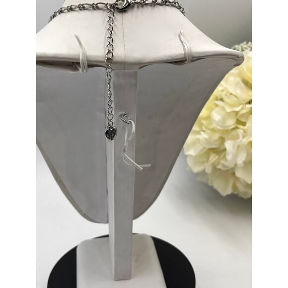 Betsey Johnson Vintage Bling Rhinestone Bow Collar Statement‎ Necklace - Picture 5 of 9